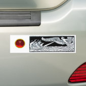 ANTIEK TRAVEL, RUBY BUMPERSTICKER (Op auto)