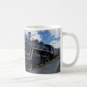 Antiek trein koffiemok