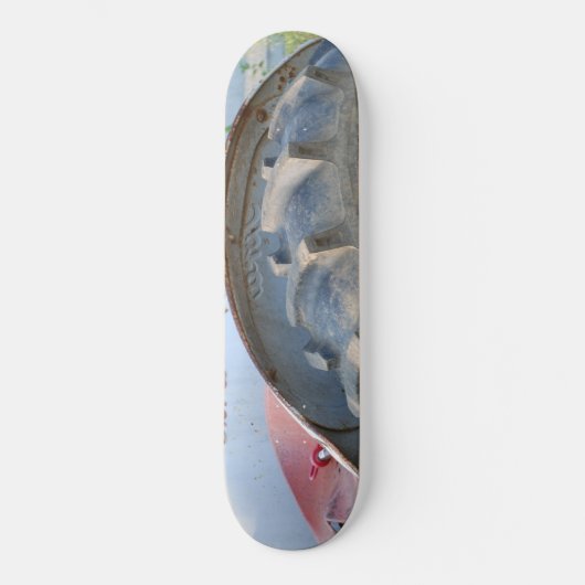 antiek trekker skateboard (Voorkant)