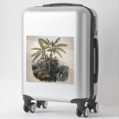 Antiek tropisch bananenbos | Bota Sticker (Koffer)