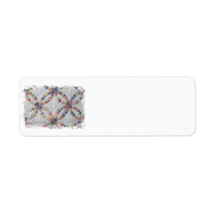 Antiek trouwring Quilt Art Labels