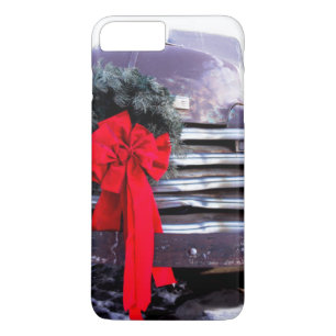 Antiek truck met feestelijke kerstmis 	iPhone 8 plus / 7 plus hoesje