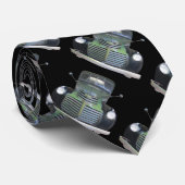 Antiek Truck Necktie Stropdas (Opgerold)