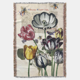 Antiek Tulpen Deken