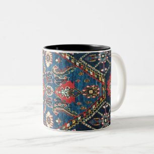 Antiek Turks Patroon, blauw Tweekleurige Koffiemok