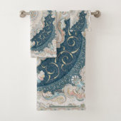 Antiek Turks Perzisch tapijttapijt Bad Handdoek (Insitu)