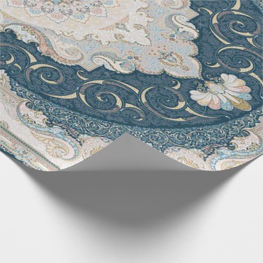 Antiek Turks Perzisch tapijttapijt Cadeaupapier (Hoek)