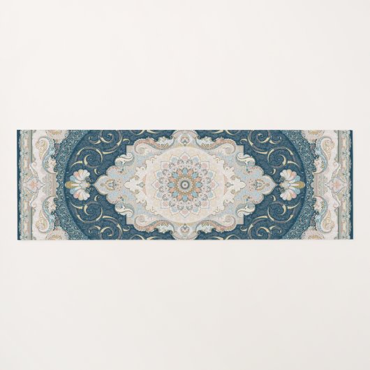 Antiek Turks Perzisch tapijttapijt Yogamat (Achterkant (horizontaal))