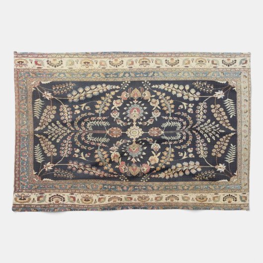 Antiek Turks vloertapijttextiel Theedoek (Horizontaal)