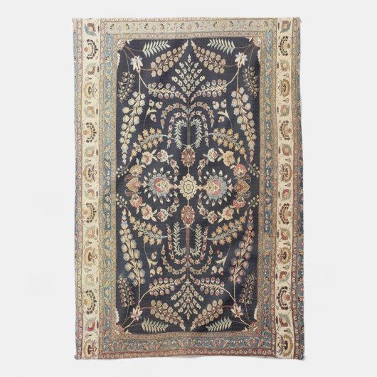 Antiek Turks vloertapijttextiel Theedoek (Verticaal)