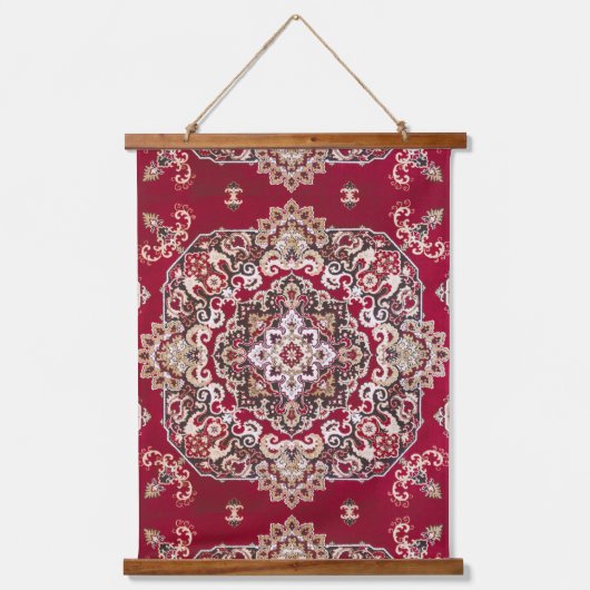  Antiek Turks wijnrood Kilim vloerwand Hangend Wandkleed (Voorkant)