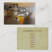 Antiek TV Studio Visitekaartje (Voorkant / Achterkant)