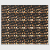 Antiek typesleutels cadeaupapier (Vlak)