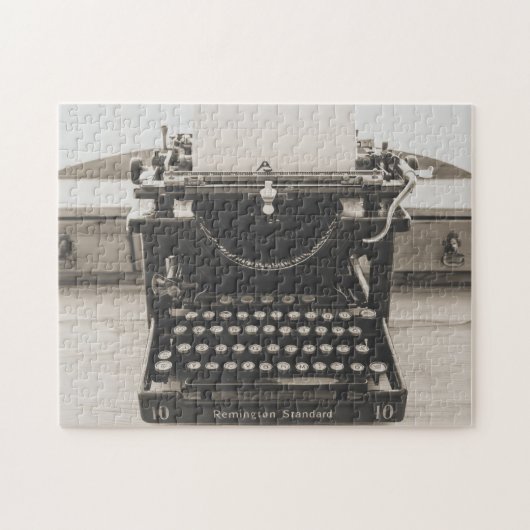 ANTIEK TYPEWRITER JIGSAW PUZZZLE LEGPUZZEL (Horizontaal)