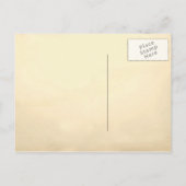 antiek typografie Sla de datum briefkaarten (Achterkant)