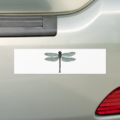 antiek typografische  libellen bumpersticker (Op auto)