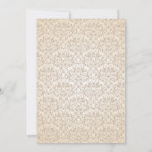 Antiek uitnodiging tot het indienen van Rozen en D (Achterkant)