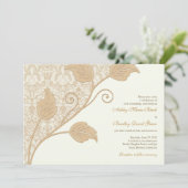 Antiek uitnodiging tot weddenschappen (Staand voorkant)