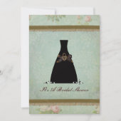 Antiek uitnodiging voor  bridal Shower (Voorkant)