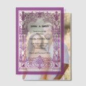 Antiek uitnodiging voor lijst (Offset (Koppel))