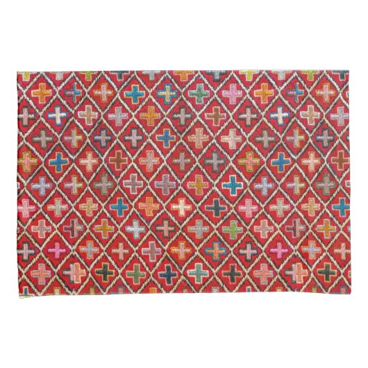 Antiek uniek Perzisch Kilim Rug Kussensloop (Voorkant-Rechts)