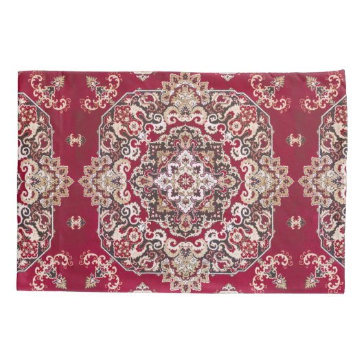 Antiek unieke kleurrijke Perzische Kilim Rug Kussensloop (Achterkant-Links)