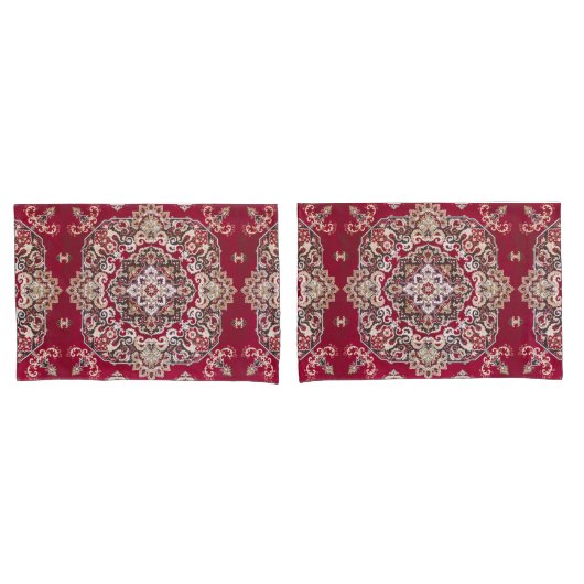 Antiek unieke kleurrijke Perzische Kilim Rug Kussensloop (Voorkant-Set)