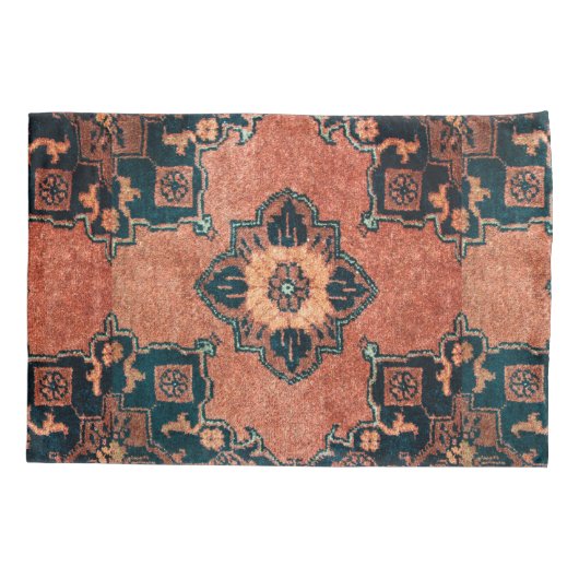 Antiek unieke Perzische Kilim Rug Kussensloop (Achterkant-Links)