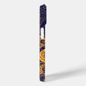 Antiek vaartuig, dolfijnen, goud, nicht, marinebla Case-Mate iPhone case (Achterkant / Rechts)