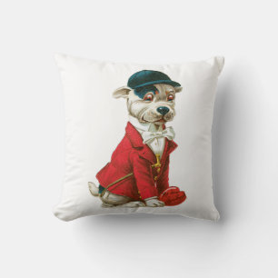 Antiek Valentijn Dog Kussen
