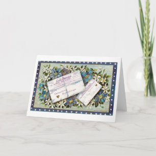 Antiek Valentijn Feestdagen Kaart