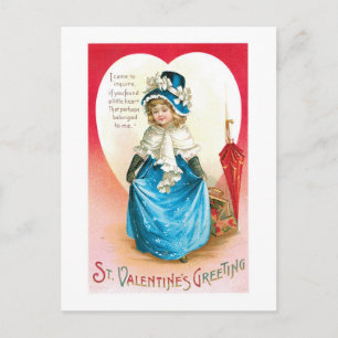 Antiek Valentijn Feestdagenkaart