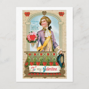 Antiek Valentijn Feestdagenkaart
