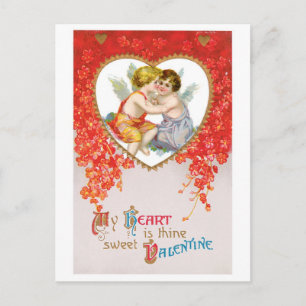 Antiek Valentijn Feestdagenkaart