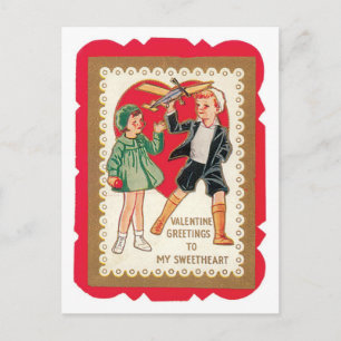 Antiek Valentijn Feestdagenkaart