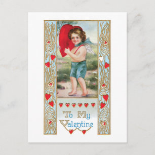 Antiek Valentijn Feestdagenkaart