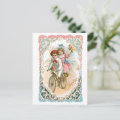 Antiek Valentijn Feestdagenkaart (Staand voorkant)