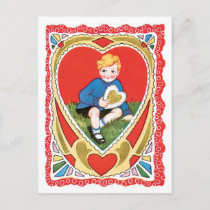 Antiek Valentijn Feestdagenkaart