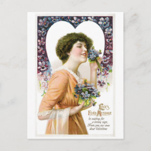 Antiek Valentijn Feestdagenkaart
