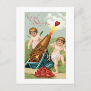 Antiek Valentijn Feestdagenkaart
