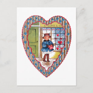Antiek Valentijn Feestdagenkaart