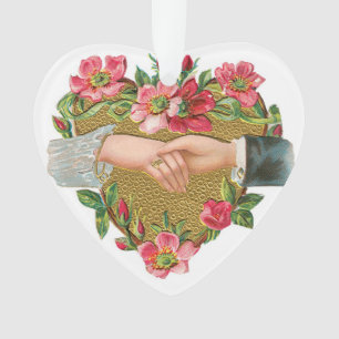 Antiek Valentijn Ornament