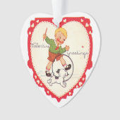 Antiek Valentijn Ornament (voorkant)