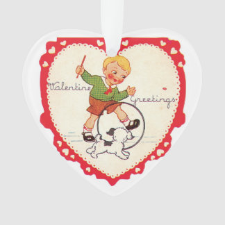 Antiek Valentijn Ornament