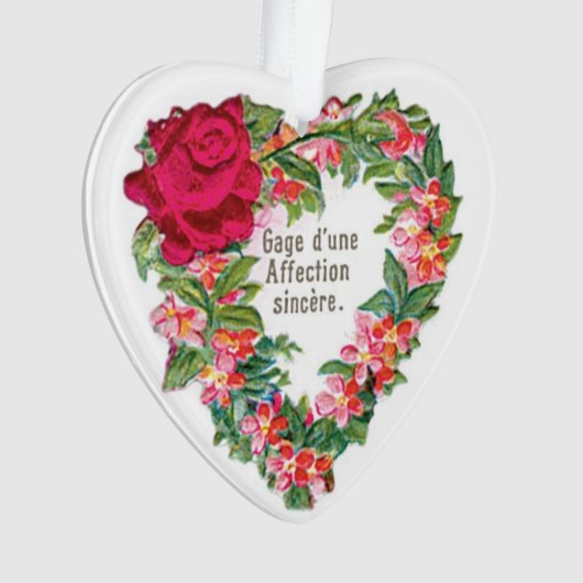 Antiek Valentijn Ornament (voorkant)