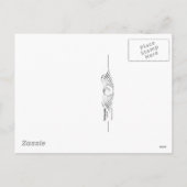  Antiek Valentijnsdag Musical Briefkaart (Achterkant)