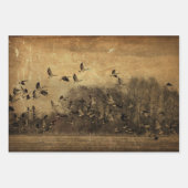  Antiek van ganzen Inpakpapier Vel (Voorkant)