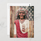 Antiek varkenswinkel Indiaas Briefkaart (Voorkant / Achterkant)