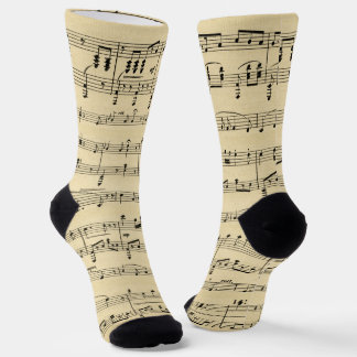Antiek vel muziek sokken