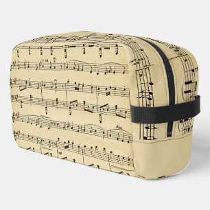 Antiek vel muziek toilettasje